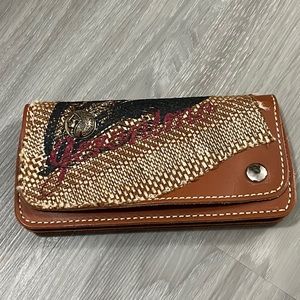 🖤RARE💕GERONIMO handmade leather wallet